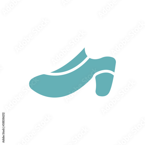 Icon shoe logo concept vector sneaker template