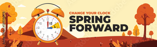 Change Your Clock Spring Forward, save daylight