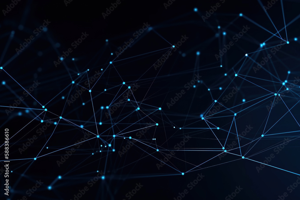 Network digital background, minimalist , connection and web concept, digital, communication and technology network background. Generative AI Network digital background, minimalist , connection and web concept, digital, communication and technology network background. Generative AI