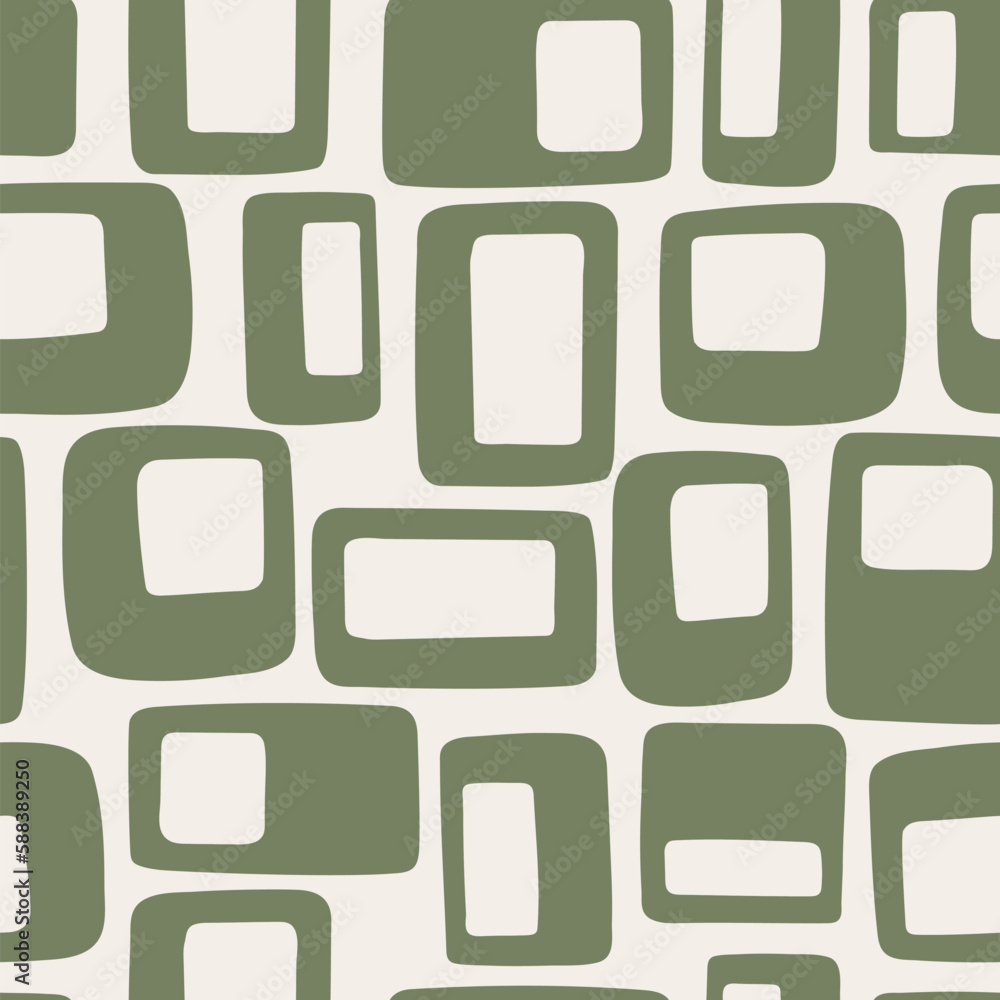 Minimalist geometric green seamless pattern Minimalist geometric green seamless pattern