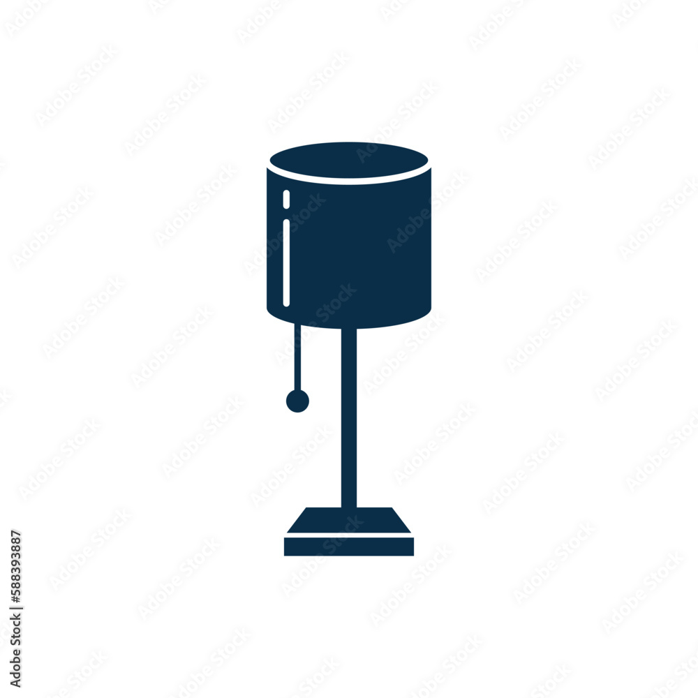 living room lamp icon vector template living room lamp icon vector template