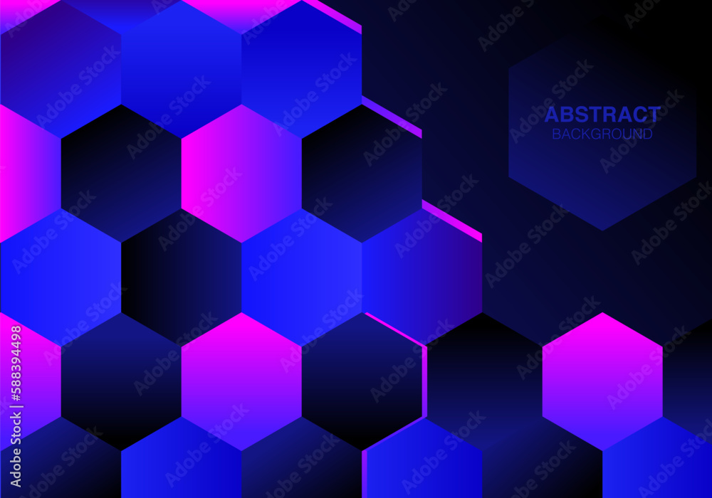 Abstract hexagonal background. Futuristic technology concept
Abstract hexagonal background. Futuristic technology concept