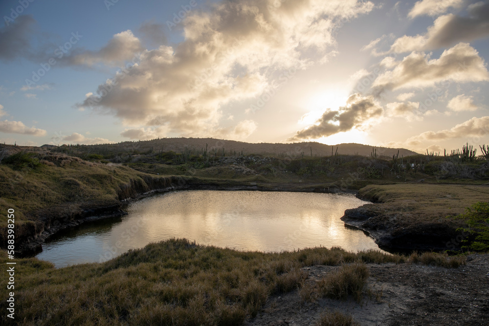 lake in the mountains