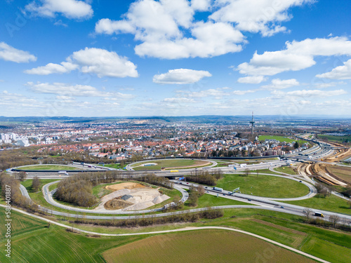 Autobahnkreuz A3 A93 Regensburg