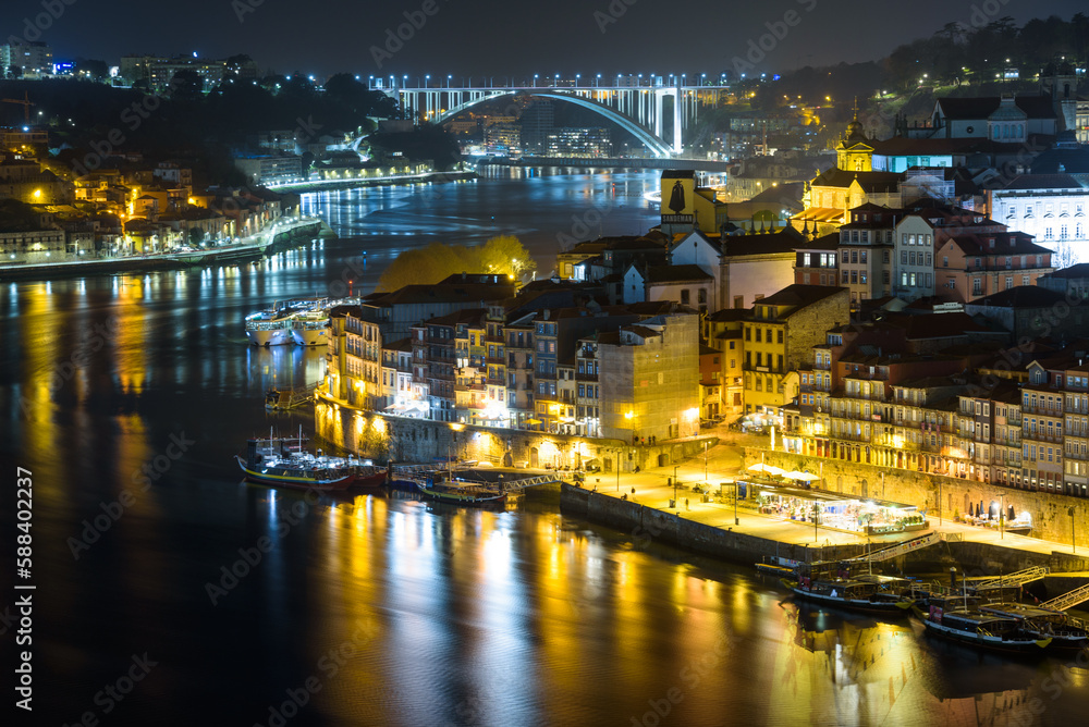 Porto, Portugal - 03 25 2023: The wonderful city of Porto in Portugal