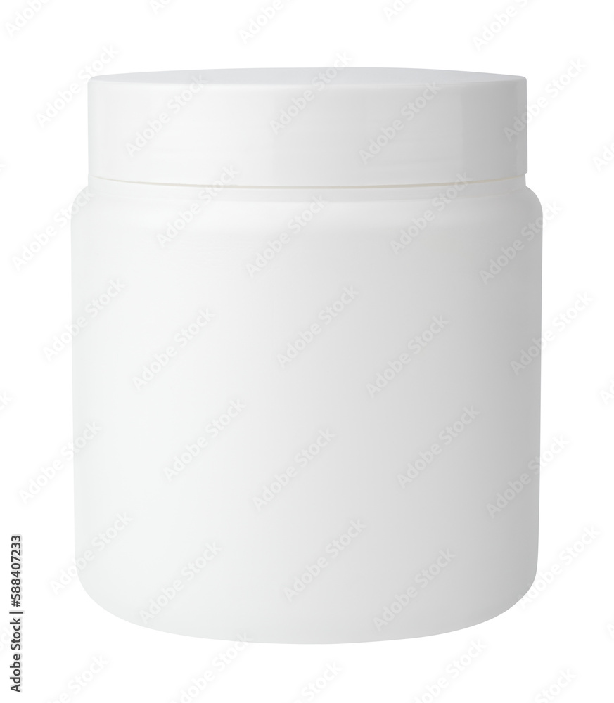 Jar for cosmetic cream or gel isolated on transparent background Jar for cosmetic cream or gel isolated on transparent background