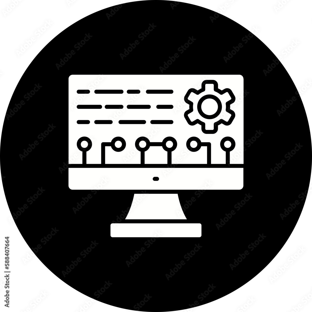 Configuration Glyph Inverted Icon Configuration Glyph Inverted Icon