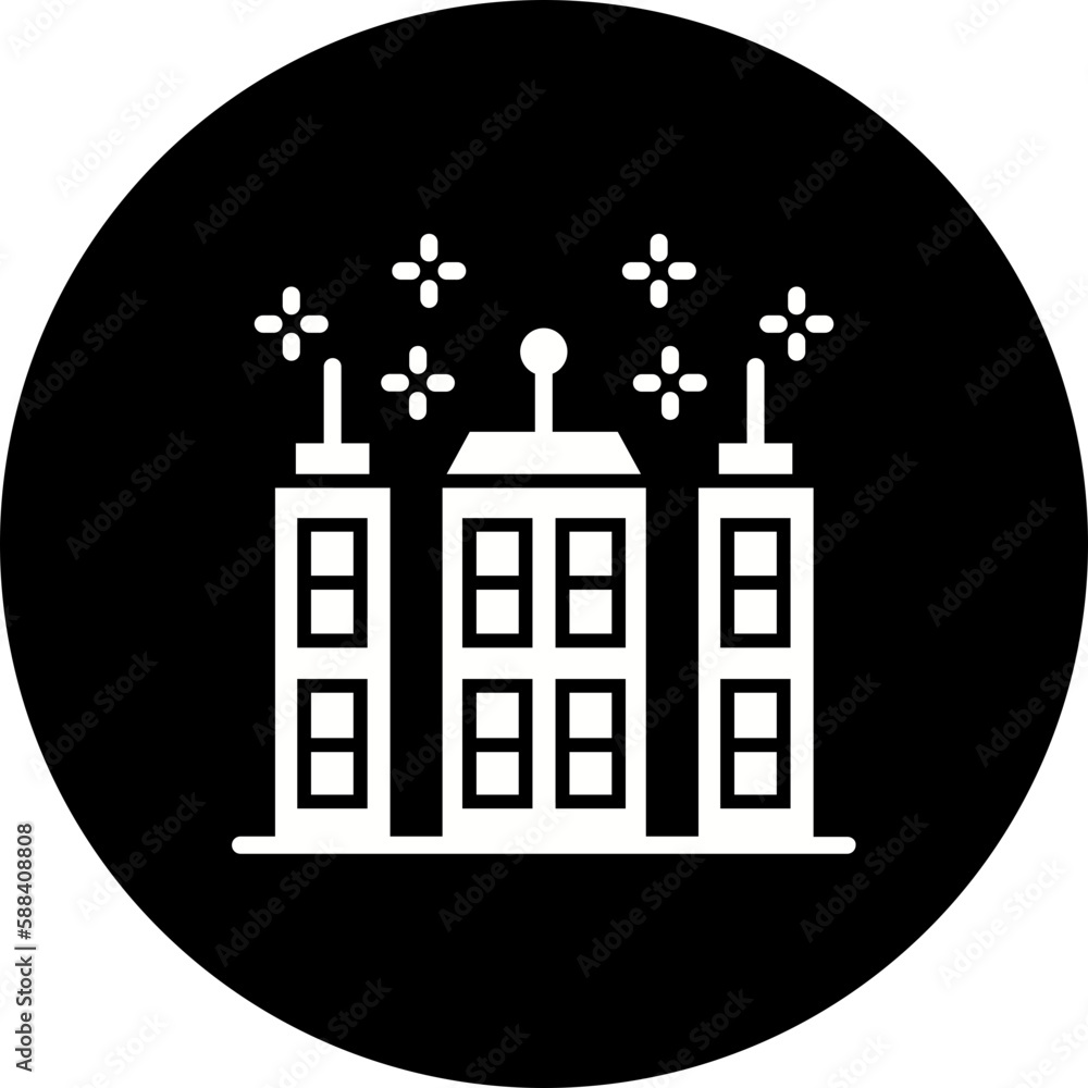 Times Square Glyph Inverted Icon Times Square Glyph Inverted Icon