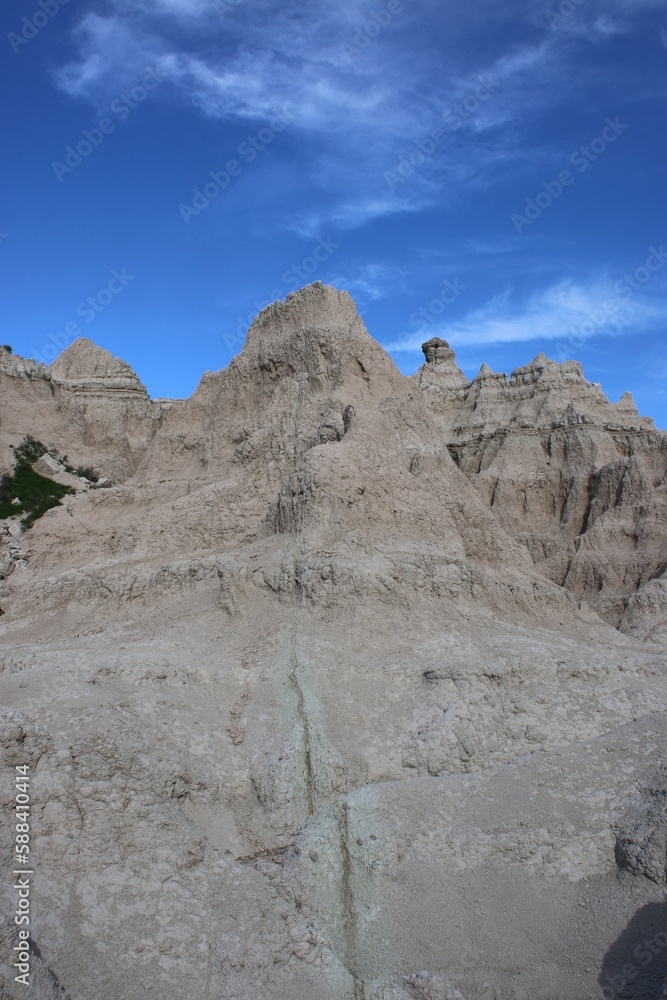 Fototapeta premium Badlands National Park in the sunset in South Dakota