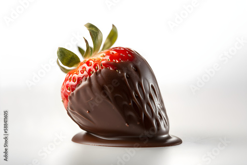 Chocolate covered strawberry, Generative AI