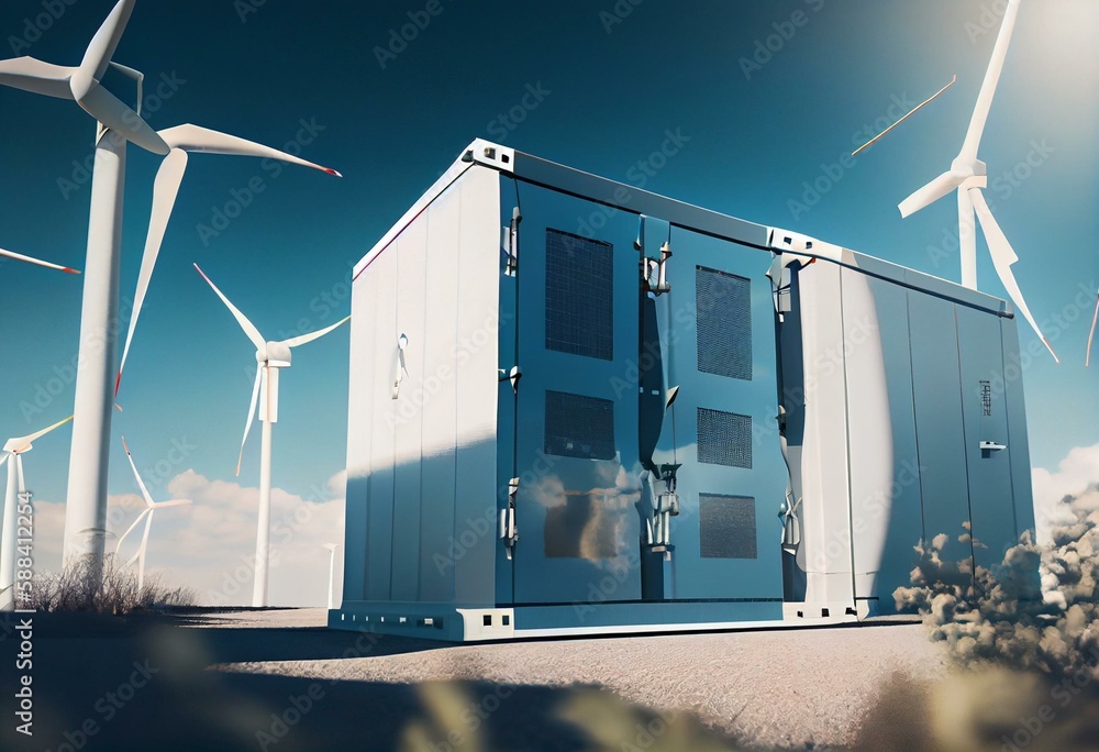 Innovative power plant. Ecofriendly electrical mining equipment under