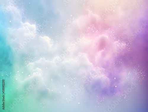 pastel colorful dust background. Generative ai.