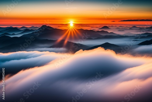 sunset in the mountains © ChrisHamesworth