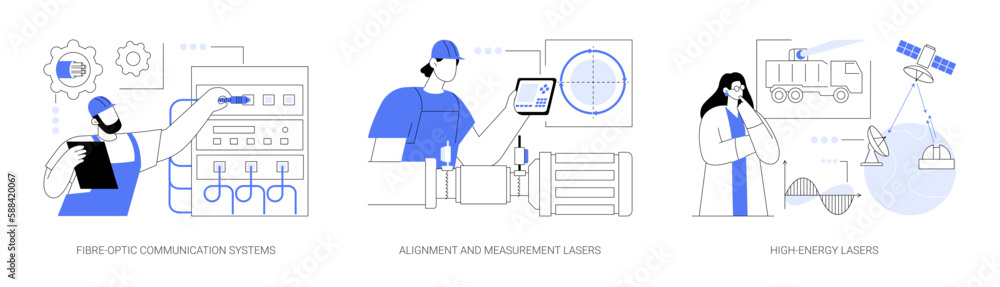 © Visual Generation - Scientific innovation in industry abstract concept vector illustrations. © Visual Generation - Scientific innovation in industry abstract concept vector illustrations.