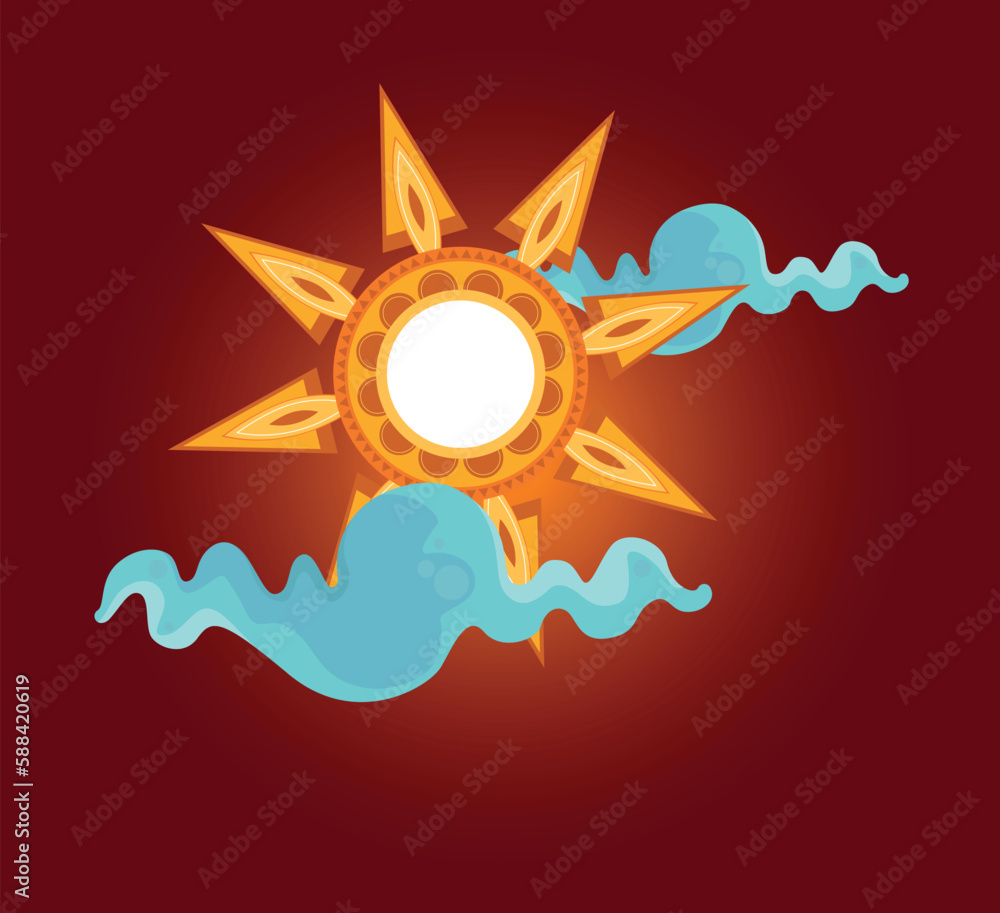 Hand Drawn Sinhala & Tamil New Year Vector Design Stock Vector | Adobe