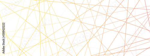 Abstract luxury golden geometric random chaotic lines with many squares and triangles shape background.