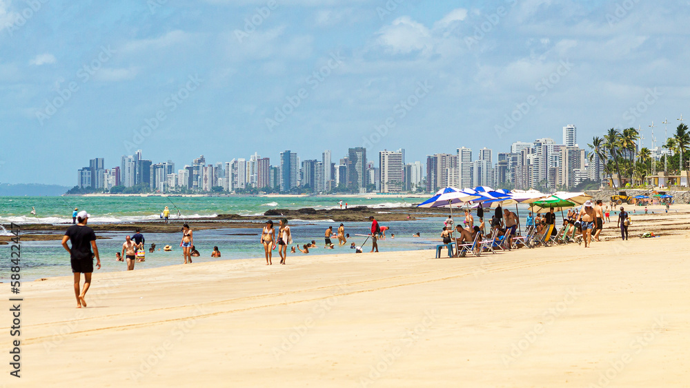 Praia de Boa VIagem Recife Nordeste Brasil Praia de Boa VIagem Recife Nordeste Brasil