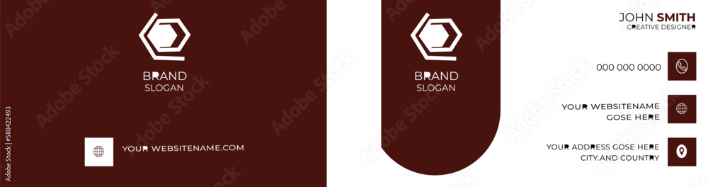 Simple Business Card Layout Simple Business Card Layout