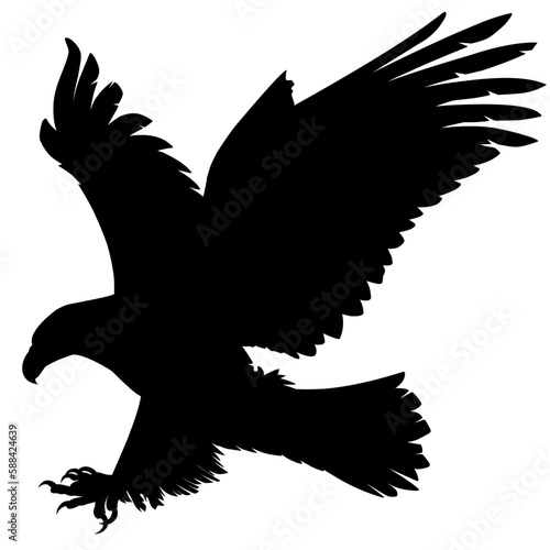 eagle silhouette vector