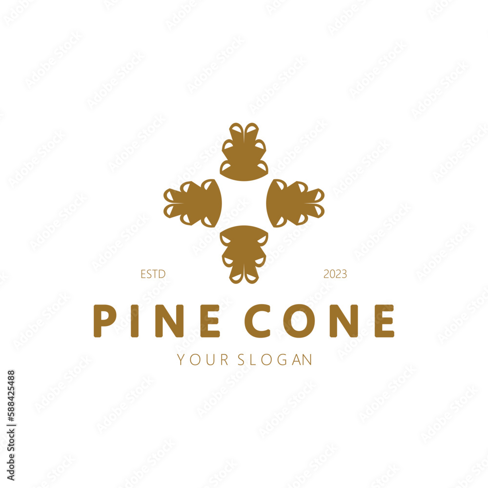 abstract simple pinecone logo design,for business,badge,emblem,pine plantation,pine wood industry,yoga,spa,vector abstract simple pinecone logo design,for business,badge,emblem,pine plantation,pine wood industry,yoga,spa,vector