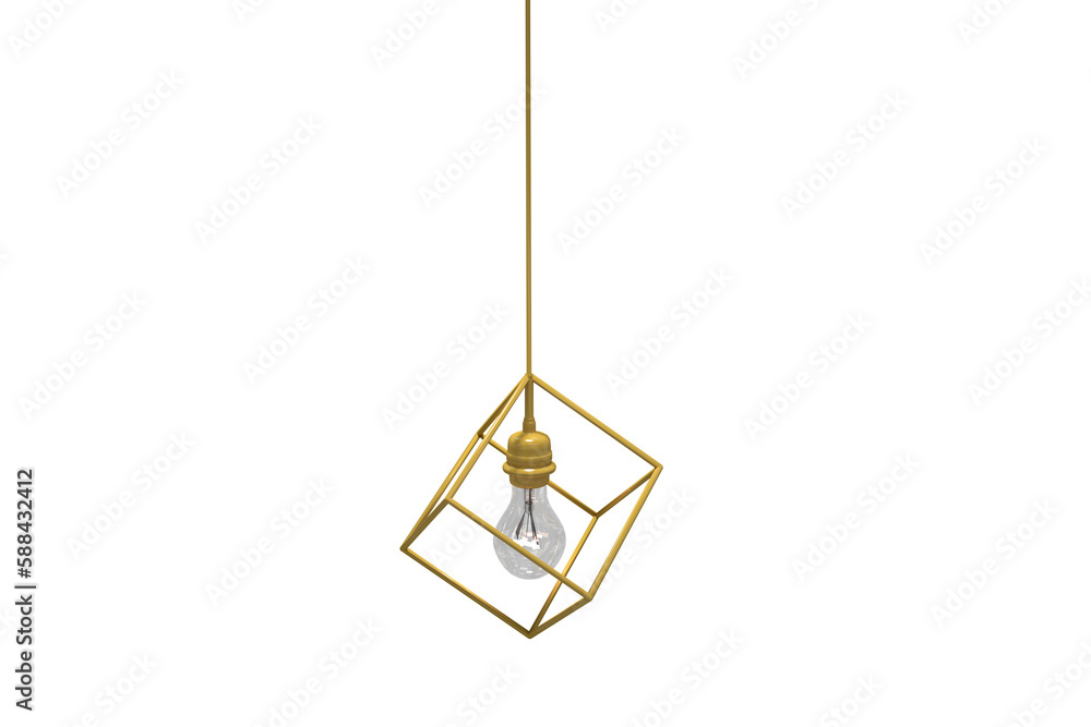 3d image of pendant light
