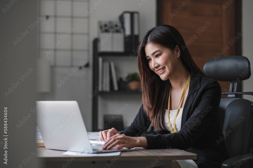 Business woman using calculator for do math finance on wooden desk in office and business working background, tax, accounting, statistics and analytic research concept.. Business woman using calculator for do math finance on wooden desk in office and business working background, tax, accounting, statistics and analytic research concept..