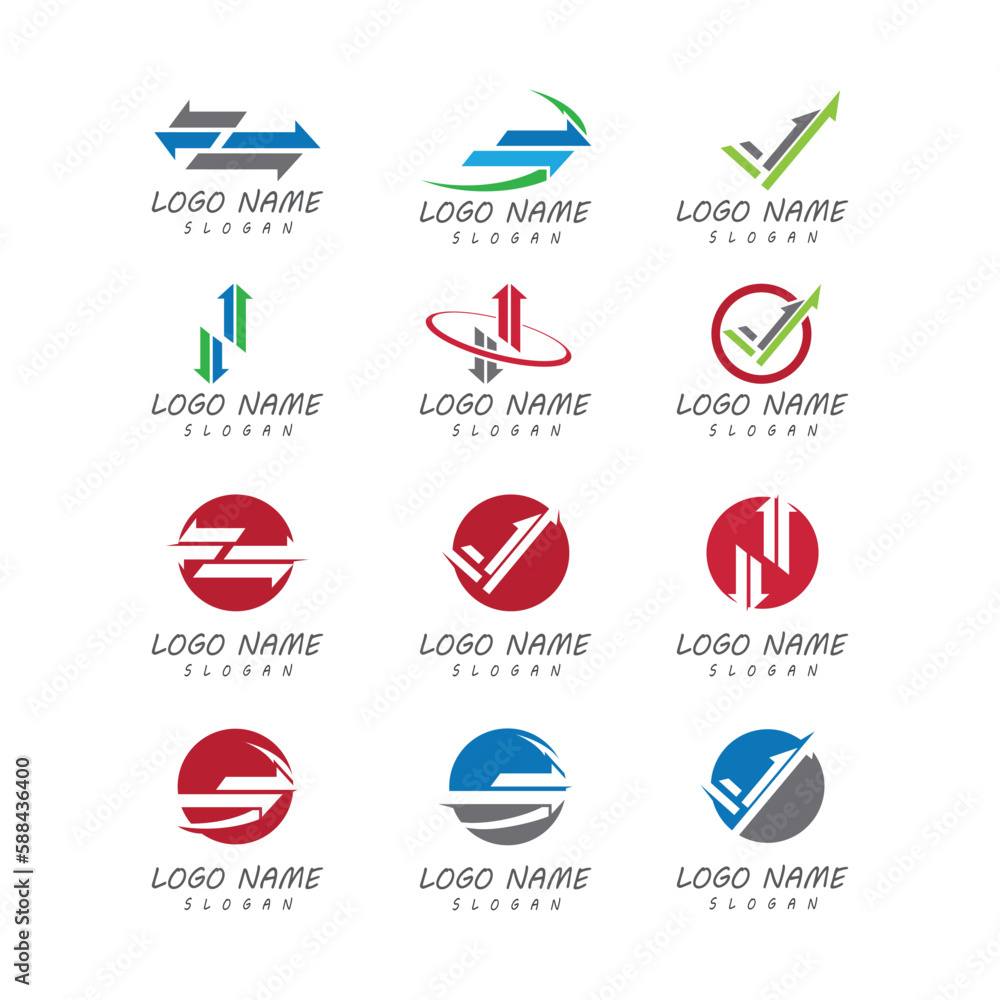 Arrow vector illustration icon Logo Template design Arrow vector illustration icon Logo Template design