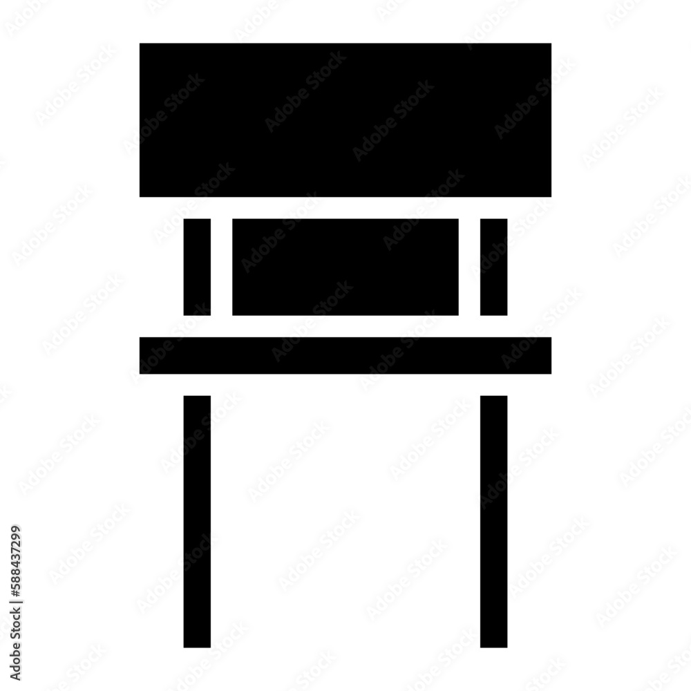 Fototapeta premium barrier glyph 