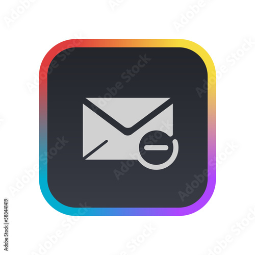 Blocked Email - Pictogram (icon) 
