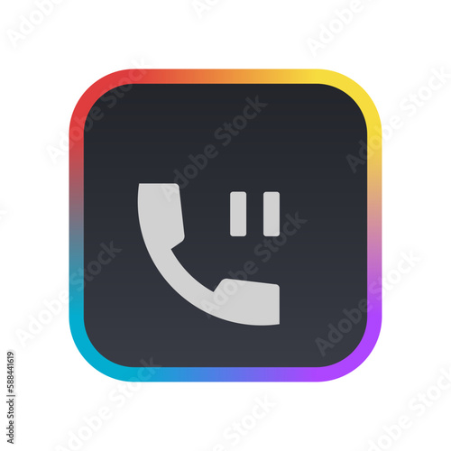 Hold Phone Call - Pictogram (icon) 