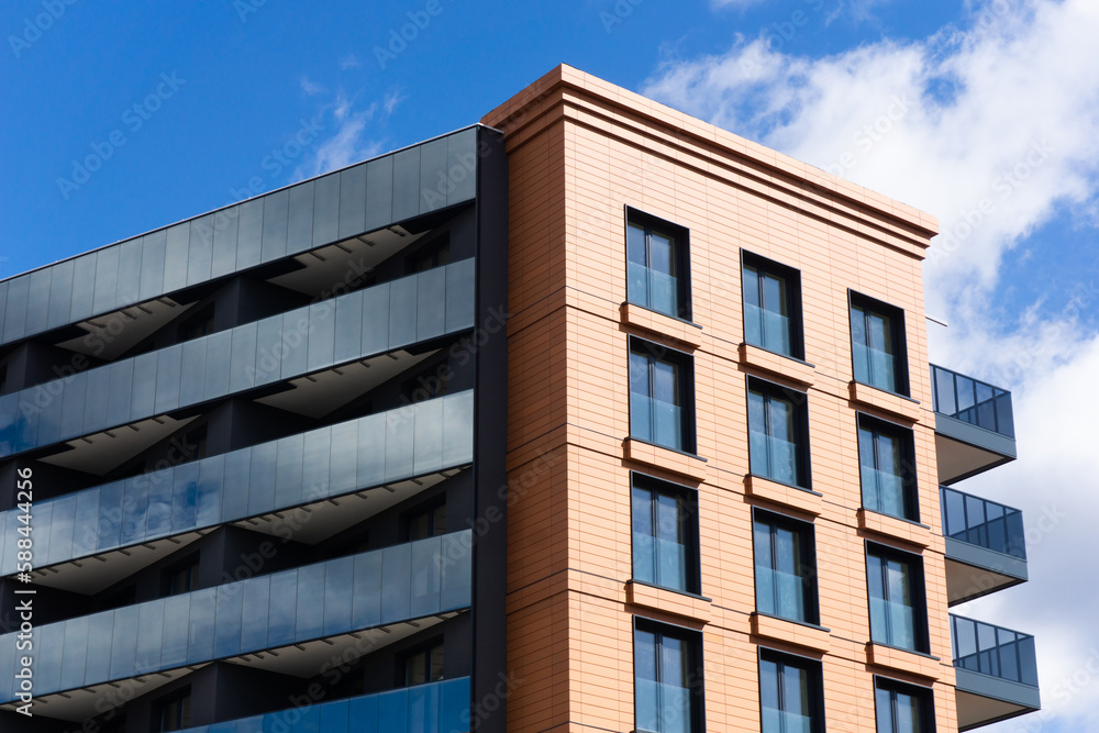 Luxurious apartments for sale. Bialystok city in Poland architecture