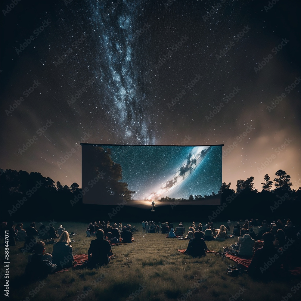 Photo & Art Print open air cinema, Andrii Yablonskyi