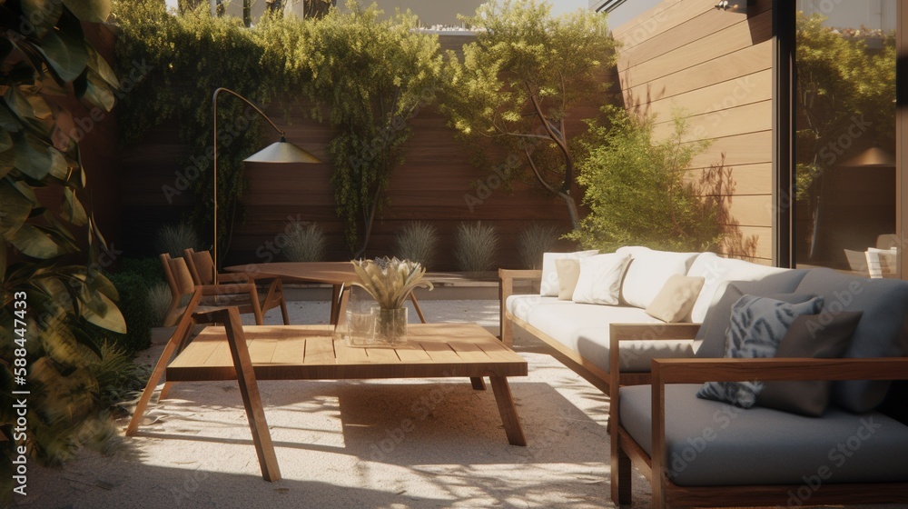 Fototapeta premium luxury hotel room with pool AI Generated