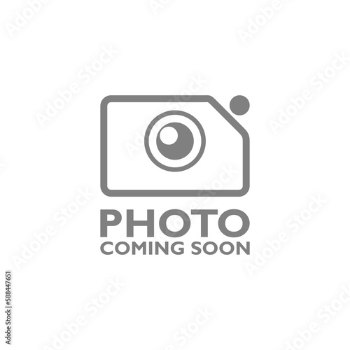 Photo coming soon icon isolated on transparent background