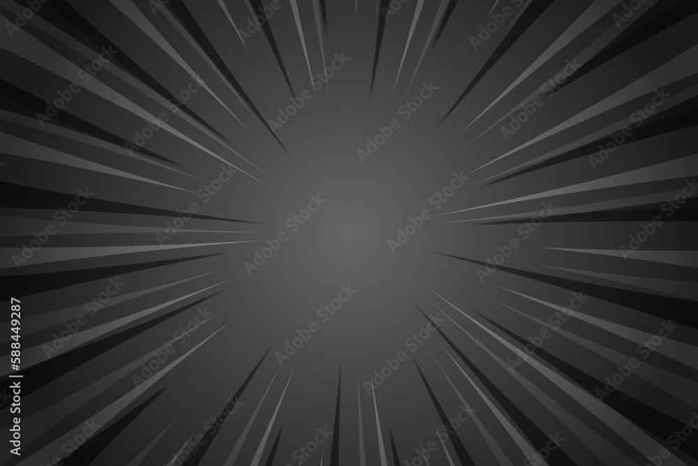 Blank black rays background with pattern lines Blank black rays background with pattern lines