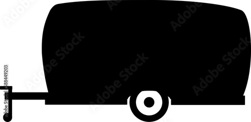 Wohnwagen Silhouette