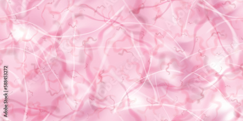 Pink marble seamless pattern with fog texture. Stone wall, floor or counter top surface. Granite or agate pastel tile for bathroom. Abstract terrazzo print. Wedding wallpaper. Cloudy background