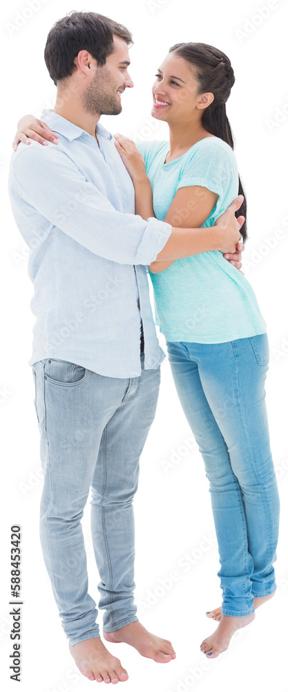 Attractive young couple hugging each other Attractive young couple hugging each other