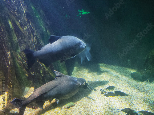 fish in aquarium