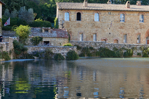 Terme Bagno Vignoni in Tuscany in Italy