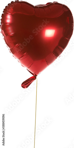 Red heart shape balloon