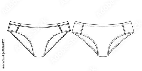 Men swimwear collection. Man swimsuit set. Underwear, underpants, boxers, shorts, swimming trunks sketches. Summer vacation male clothes. Swimwear male fashion.