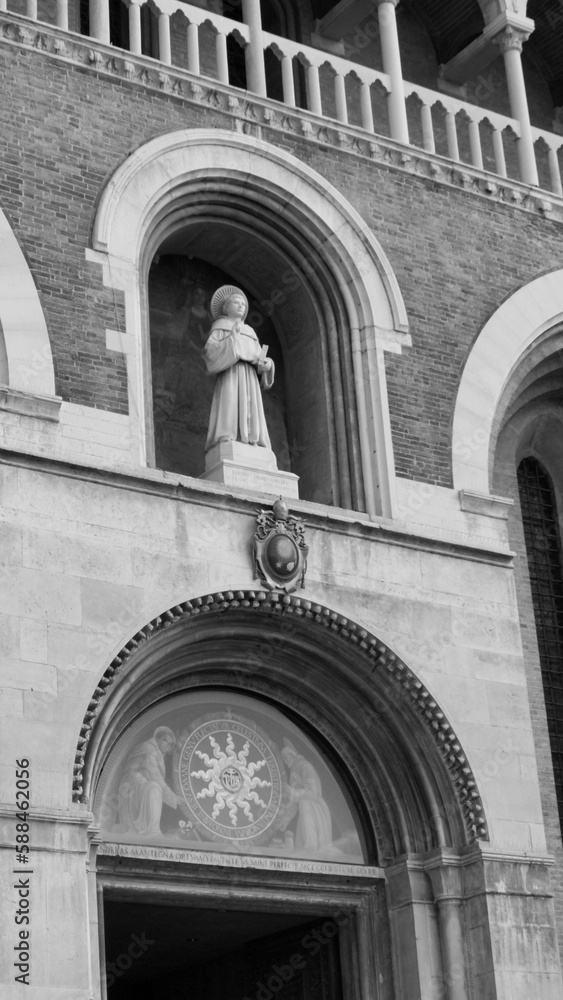 Saint Anthony statue in Padua, Italy