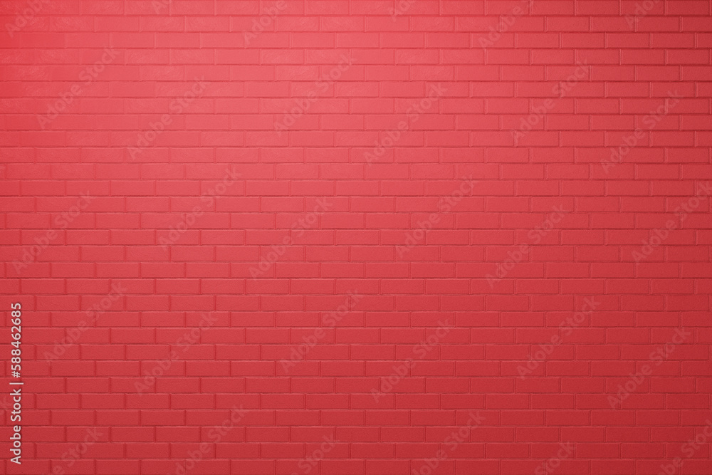 Fototapeta premium mock up brick wall background 3D illustration rendering
