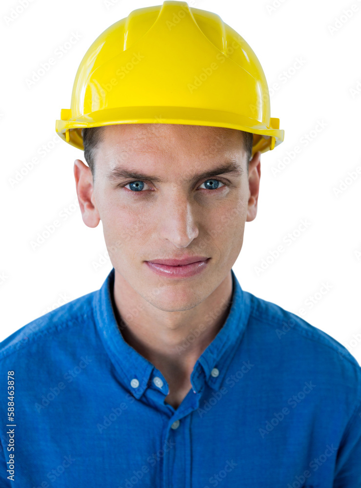 Portrait of smiling confident engineer Portrait of smiling confident engineer