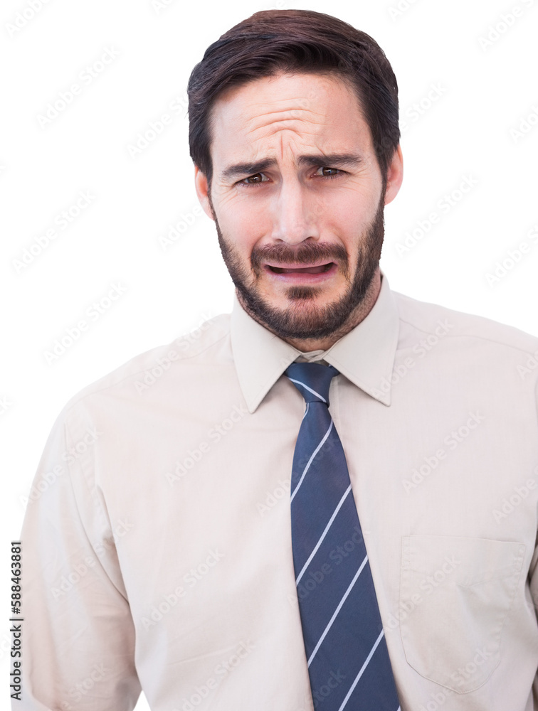 Portrait of a sad businessman Portrait of a sad businessman