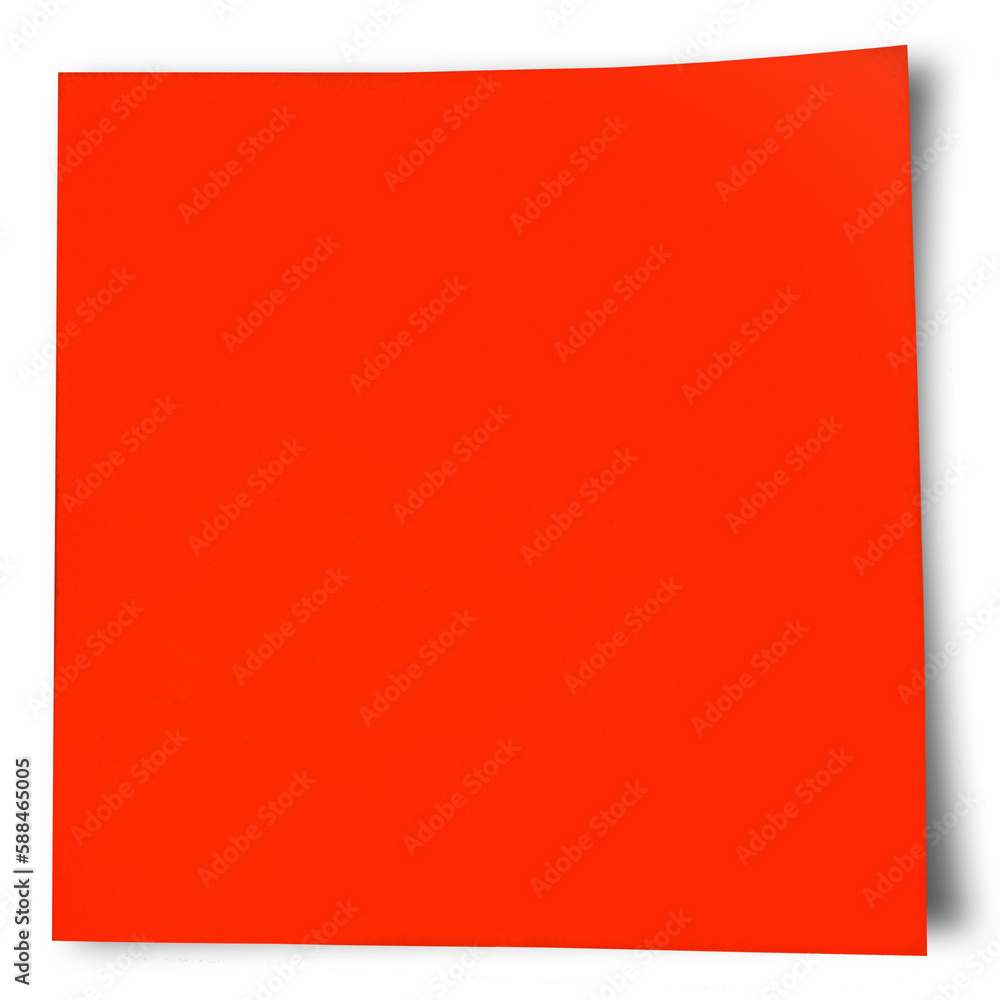 Close-up of red adhesive note Close-up of red adhesive note