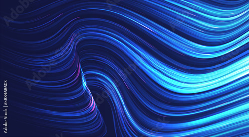 Glowing lines background