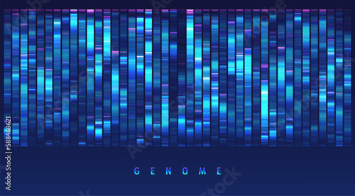 DNA genomic test, genome map.