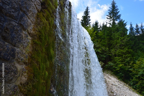waterfall in park